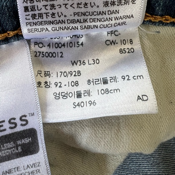 Levi's 514 Jeans Mens 36x29-measured Medium Wash Straight Stretch American Denim - Picture 14 of 16